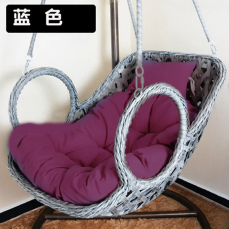 Egg Chair Cushion Cover Hanging Basket Chair Cushion Thick Swing Chair Cushion Cover For Outdoor Indoor Living Room Decoration