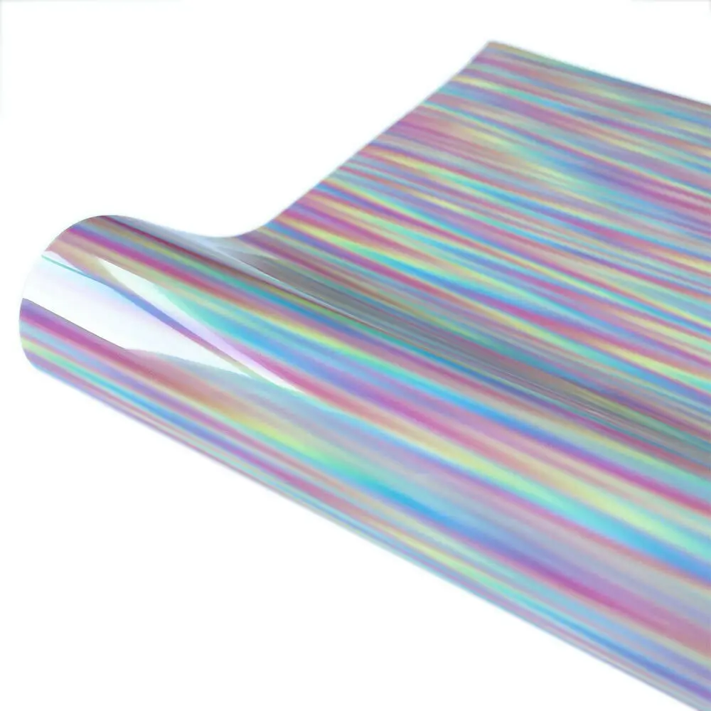 Iriserende TPU Warmte Overdracht Vinyl Ijzer Op T-Shirts 4 Diverse Kleuren Htv Afdrukken Voor Kussens Textiel Hoeden Decor Diy Voor Knippen