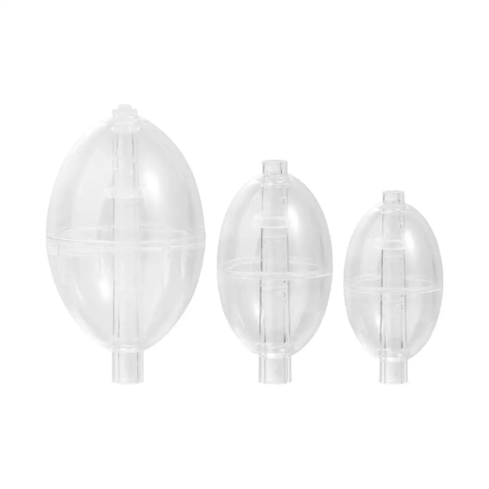 

Transparent Fishing Plastic Clear Surface Float Plastic Vertical Transparent Oval Bubble Float Oval Floodability