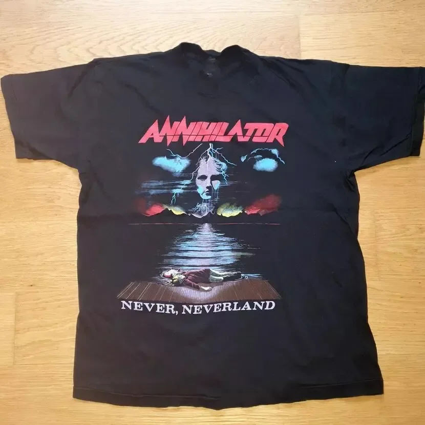 Annihilator Band Never Neverland Album Tour Unisex T-Shirt Cotton Full Size