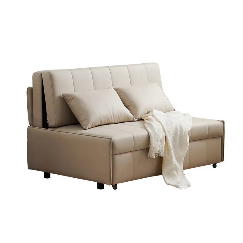 

Modern simple sofa bed folding dual-purpose balcony small apartment living room telescopic multi-functional storage sofa