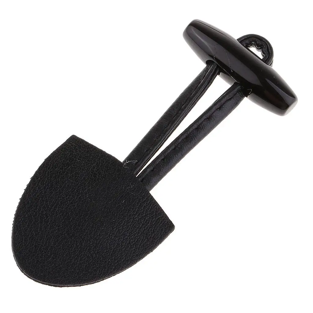 6 Pairs/Set Horn Toggle Closure Clasp Clothing Garment Ornaments Fasteners Black PU Leather Duffle Coat Sewing Crafts