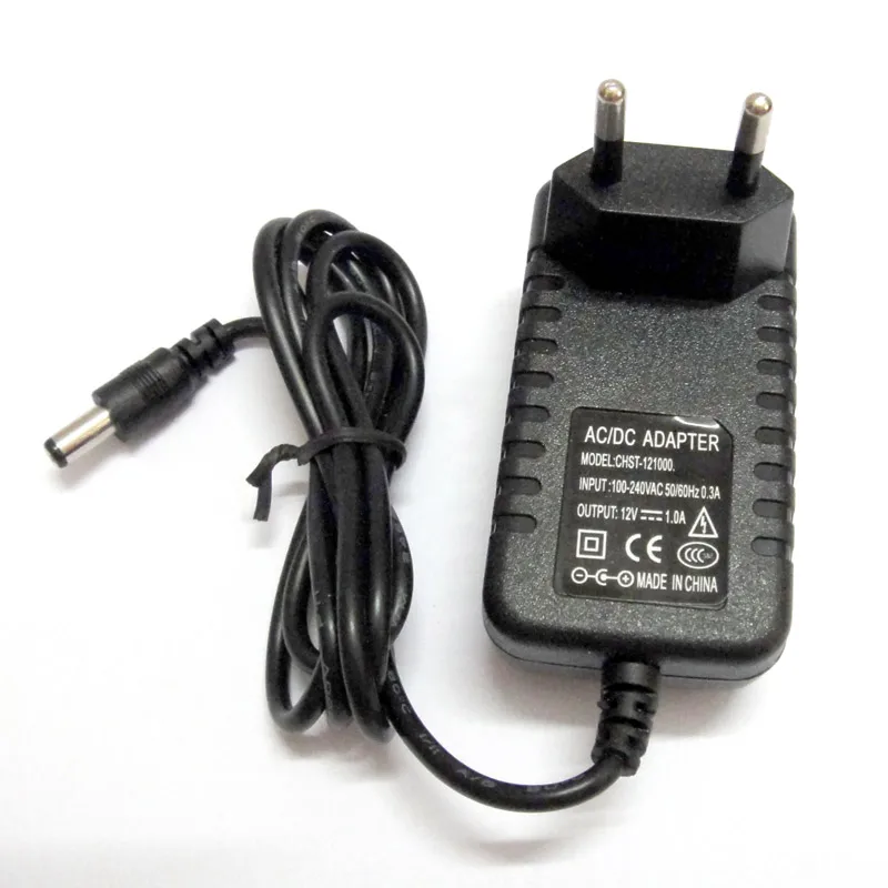 12V 1000mA 1A DC switch Power Supply Adapter EU plug 12V/1A For CCTV Camera