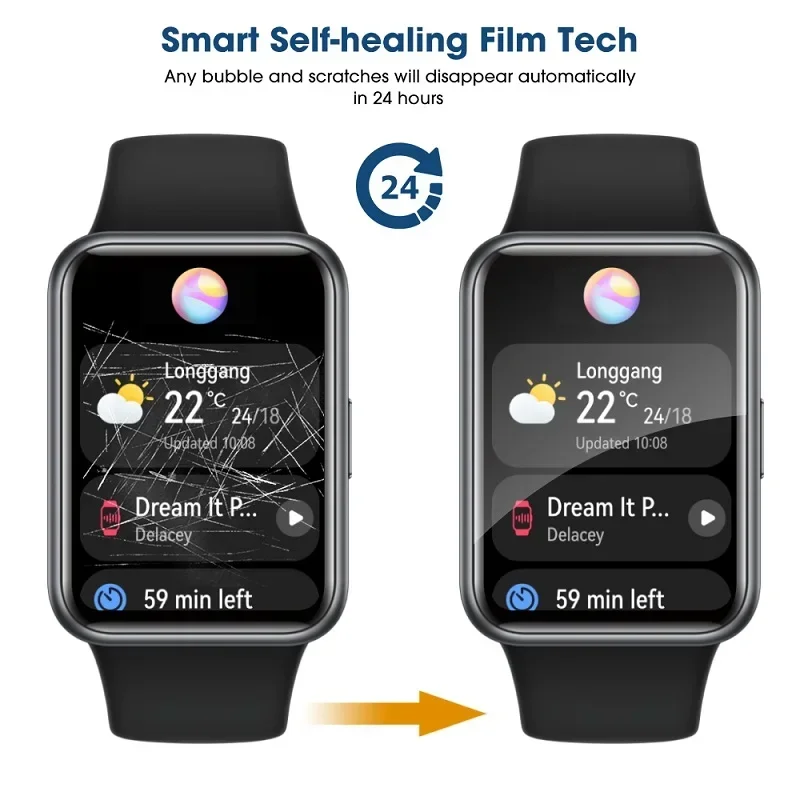 Folia ochronna na ekran Huawei Watch Fit 2 do zegarka Huawei Fit 2/pasuje do zegarka Mini/Huawei Fit Folia hydrożelowa