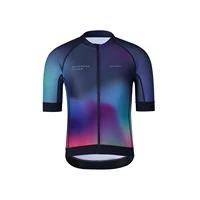 SPEXCEL-Jersey de Ciclismo de manga corta para hombre y mujer, tejido ligero, color morado, Aero Race Fit Colourburn vision 2022, 2,0