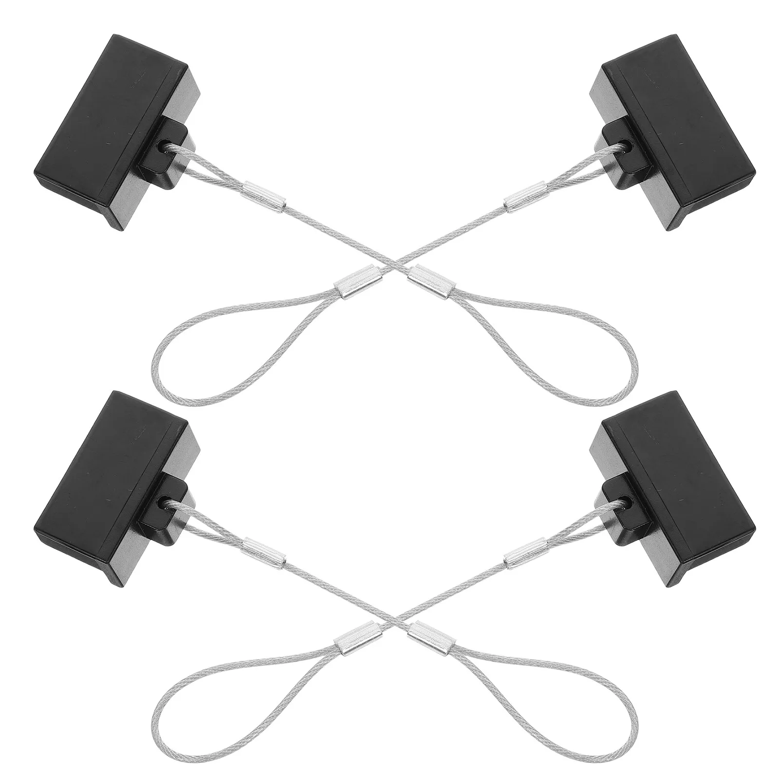 4Pcs Connector Dust Covers Protective Caps Plastic Metal Lanyard Waterproof Dustproof Power Connector Caps for 50A Charging