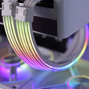 كابلات تمديد RGB القابلة للعنونة LIAN LI-Strimer Plus V2 ، متوفرة للوحة الأم 24 سنا ، وحدة معالجة رسومات مزدوجة 8 سنون ، وحدة معالجة رسومات ثلاثية 8 سنون أفضل 10 كابلات ليان ليان مبيعات - رقم 1