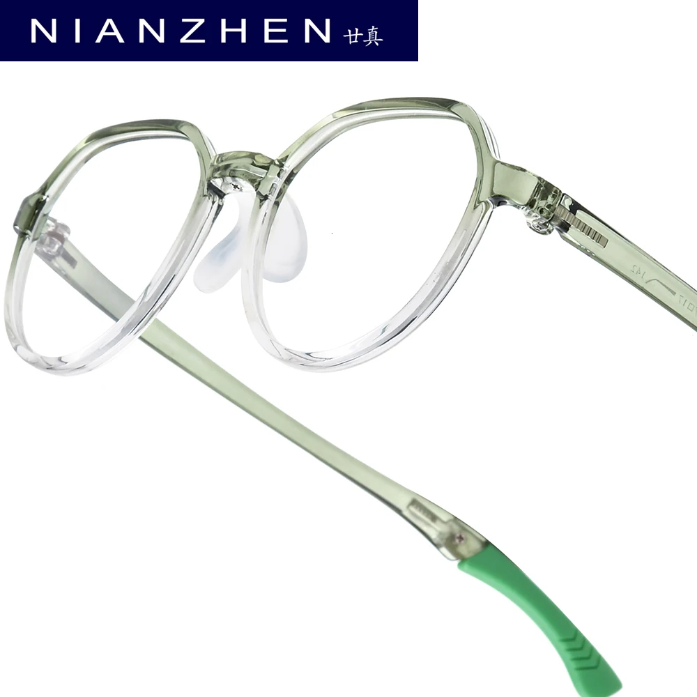 

Очки детские NIANZHEN TR90, оправа полигональная, ультралегкие, для детей и подростков, спортивные, с защитой от скольжения, регулируемые, модель 2063