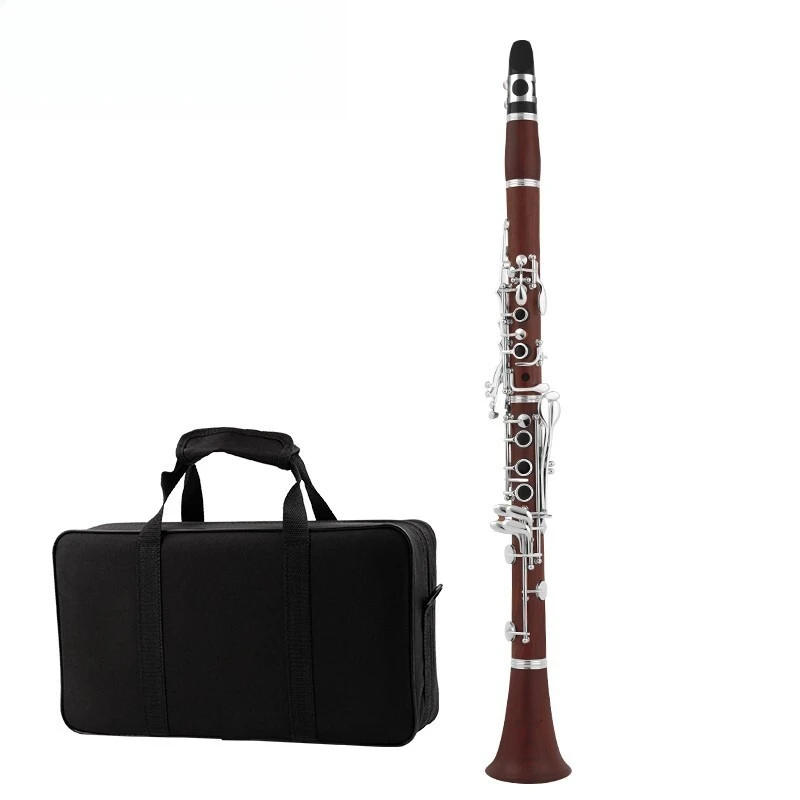 Hooqu 17-клавишный кларнет из палисандра в цвете B Flat
