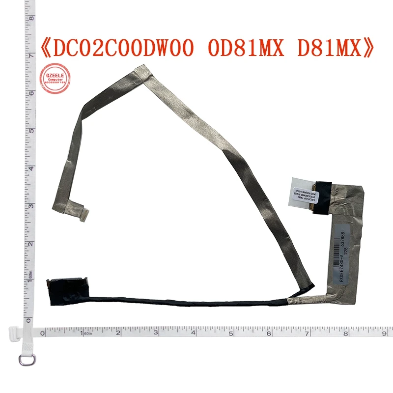 New Laptop LCD Cable for Dell Latitude 7480 7490 E7480 E7490 LCD Video Display Cable 0D81MX D81MX DC02C00DW00 EDP CABLE FHD