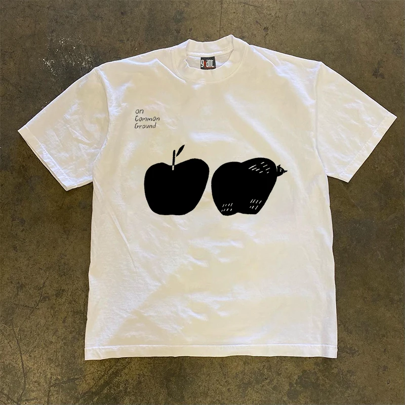 

Футболка унисекс в стиле 90-х, плотная, не легкая, в гонконгском стиле, с дизайнерским принтом, модный аксессуар