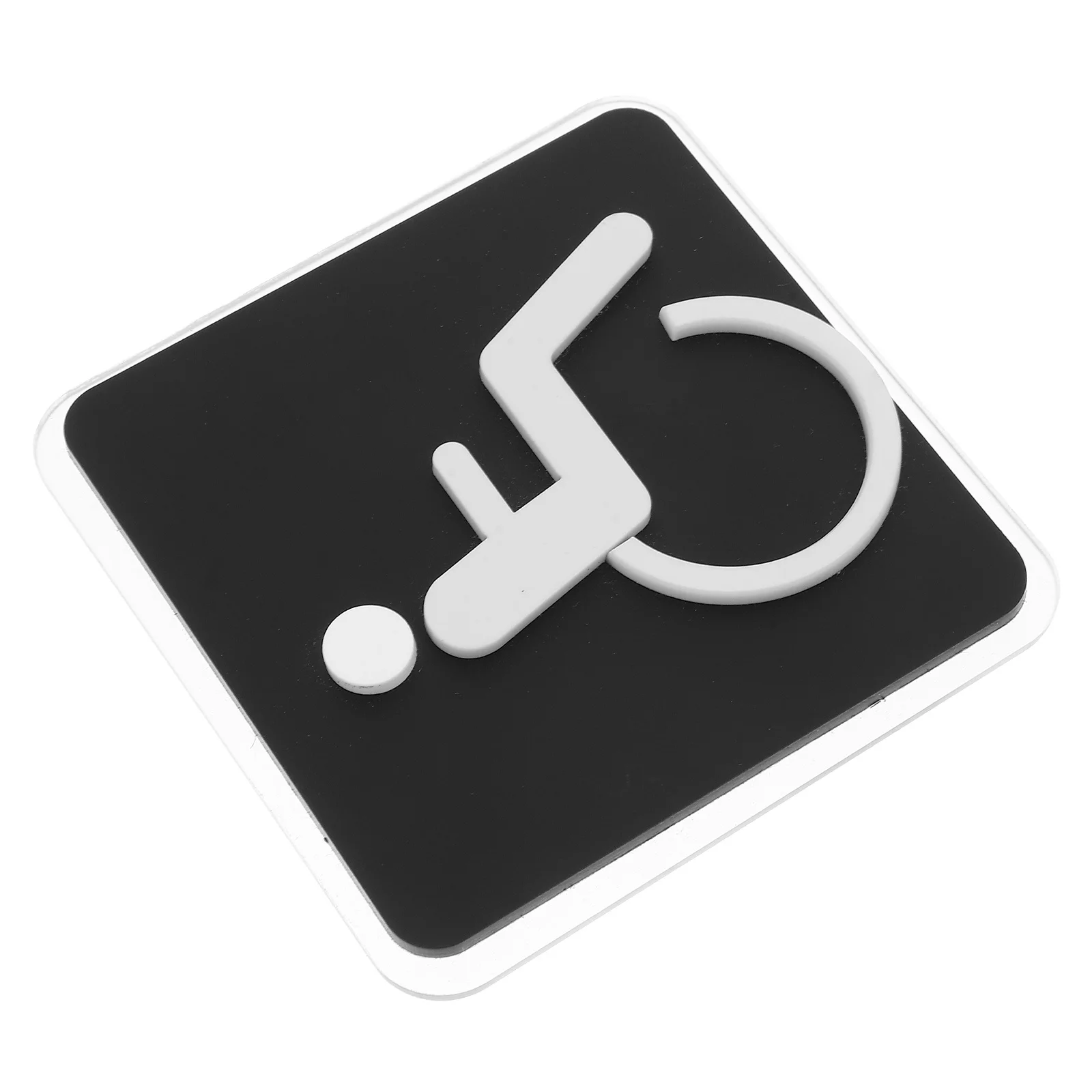 لافتة مرحاض قابلة للوصول إليها للكرسي المتحرك، لافتة باب مرحاض ثابتة تدوم طويلاً، مدمجة لملصقات الحائط للمرحاض العام، شارات الحمام #1