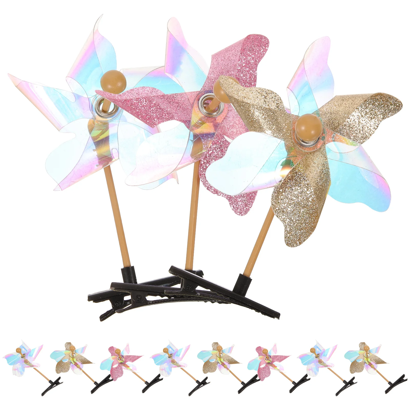 

11 Pcs Accessories for Kids Girls Barrettes Women Hair Barrettes Hair Accessories For Girls Bright Style