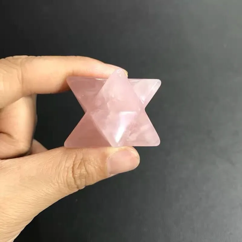 20mm natural crystal Merkaba home decoration