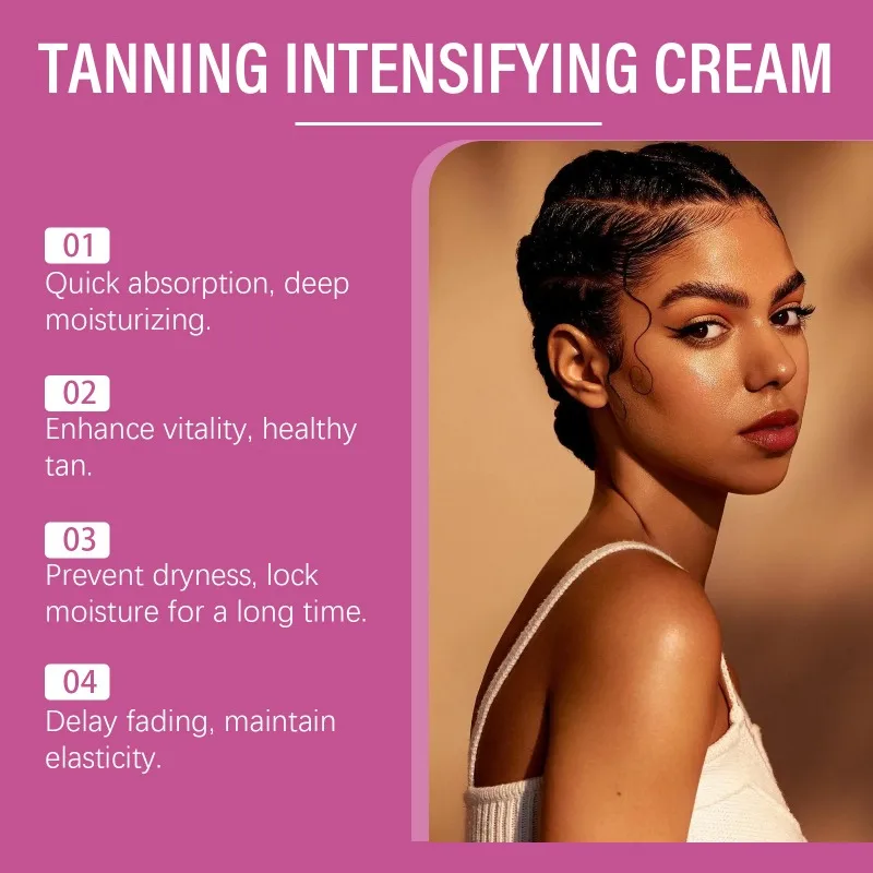 كريم تسمير البشرة المرطب المعطر بالبطيخ يعزز البشرة الطبيعية في البطن #4