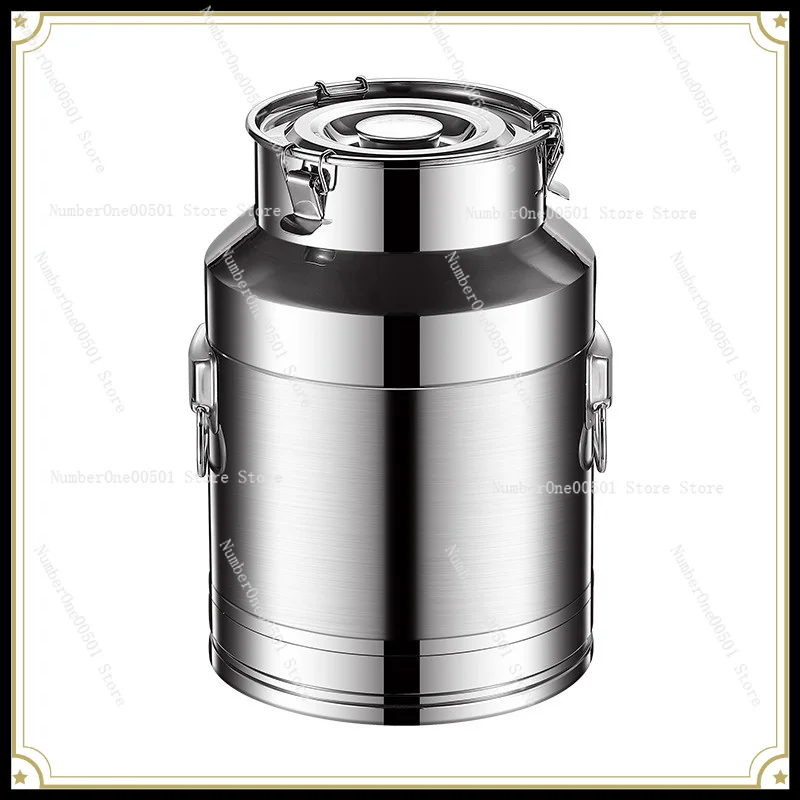 Stainless Steel Sealed Barrel Food Grade Oil Barrel Storage Tank Sparkling Wine Barrel