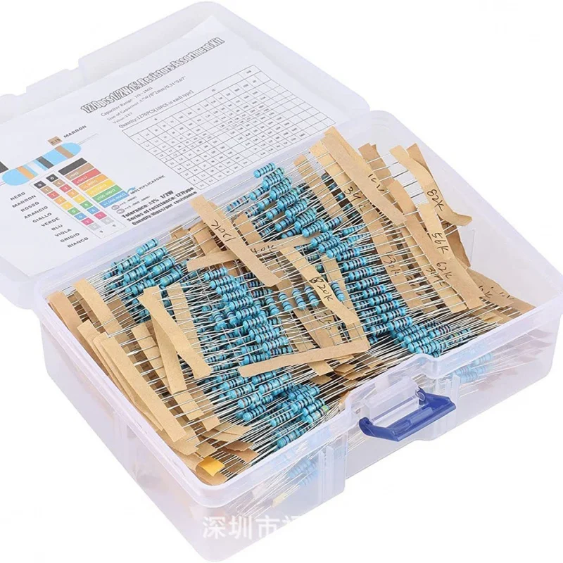 1270PCS 1/2W Gold F…