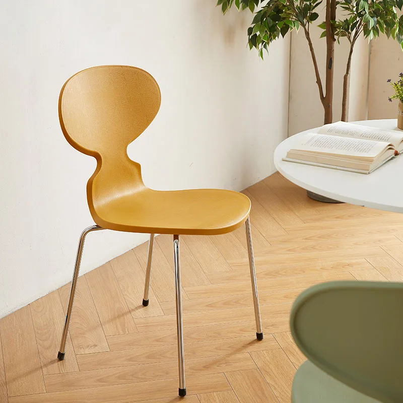 

Ant chair Nordic thickened plastic back chair designer household light luxury simple dining chairs negotiation chairs
