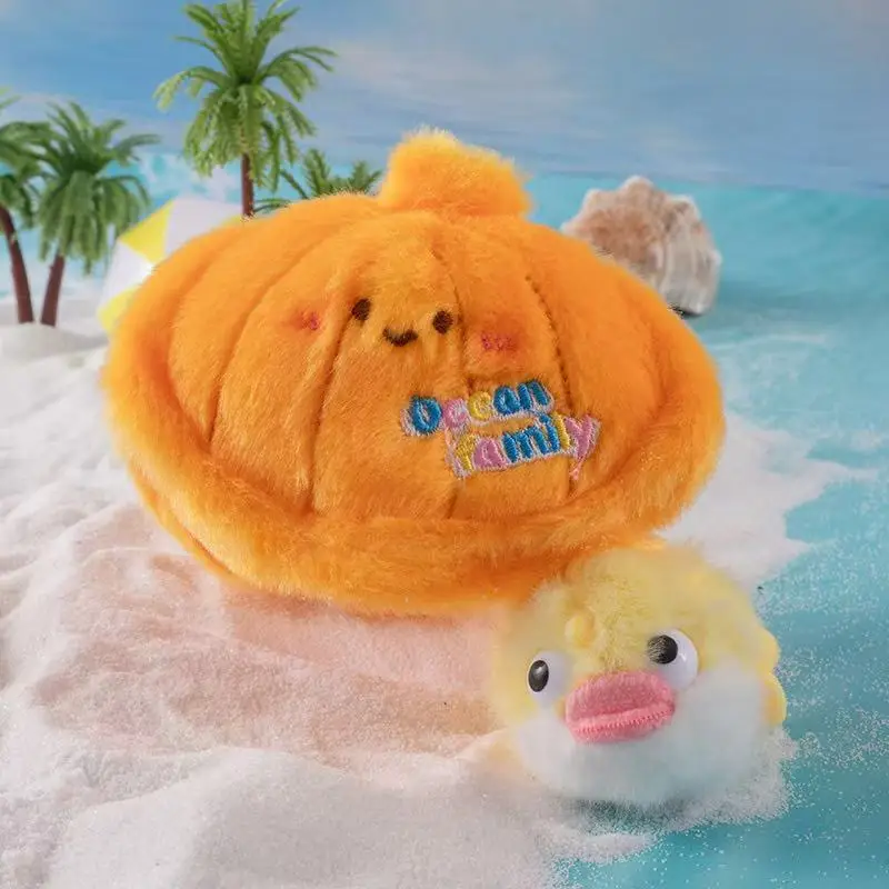 De nieuwste zeedier nest rugzak hanger sleutelhanger Kawaii gevulde knuffel beeldje pop cartoon anime schattig cadeau leuke pop
