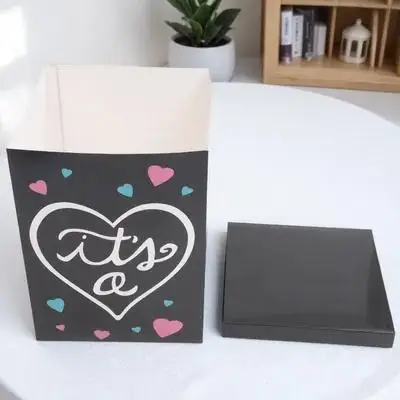 

1 set 1 Set Gender Reveal Paper Box Balloon Box For Shower Party Decor Kit Unisex Celebration Decoration Accessory