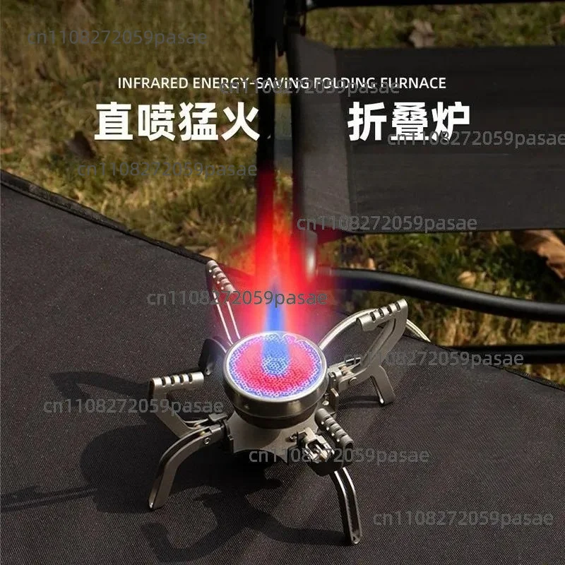 Ortable Outdoor Camping Cassette Stove Split Flying Saucer Stove Mini Tea Stove for Picnic Hiking