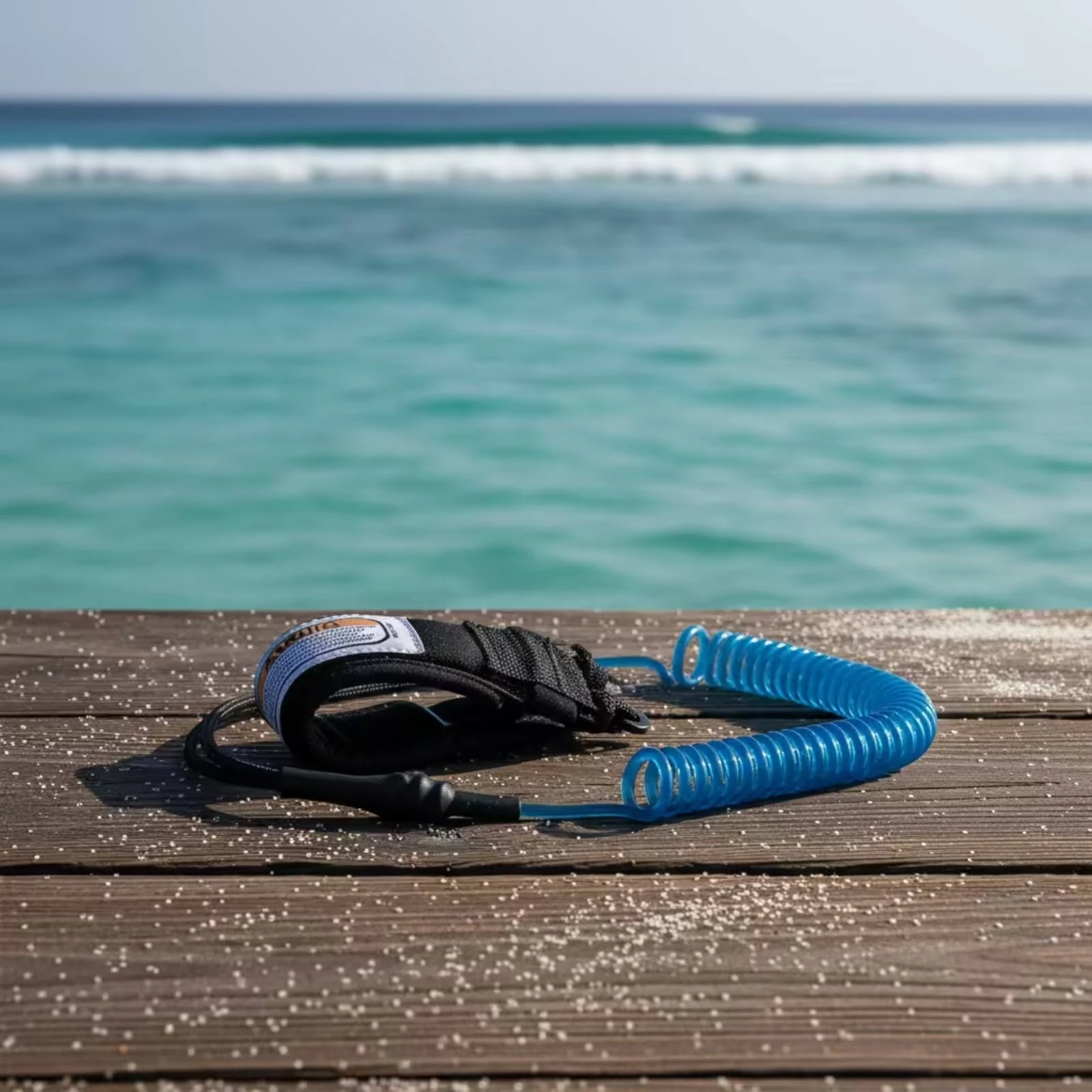 Surfboard Leash Ankle - Coiled Wave Leash Flexible Surfboard Leash
