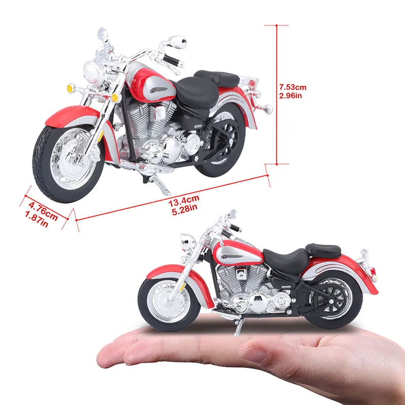 Maisto 1:18 YAMAHA Road Star genuine motorcycle static model die cast car collectible gift toy juguetes toy car