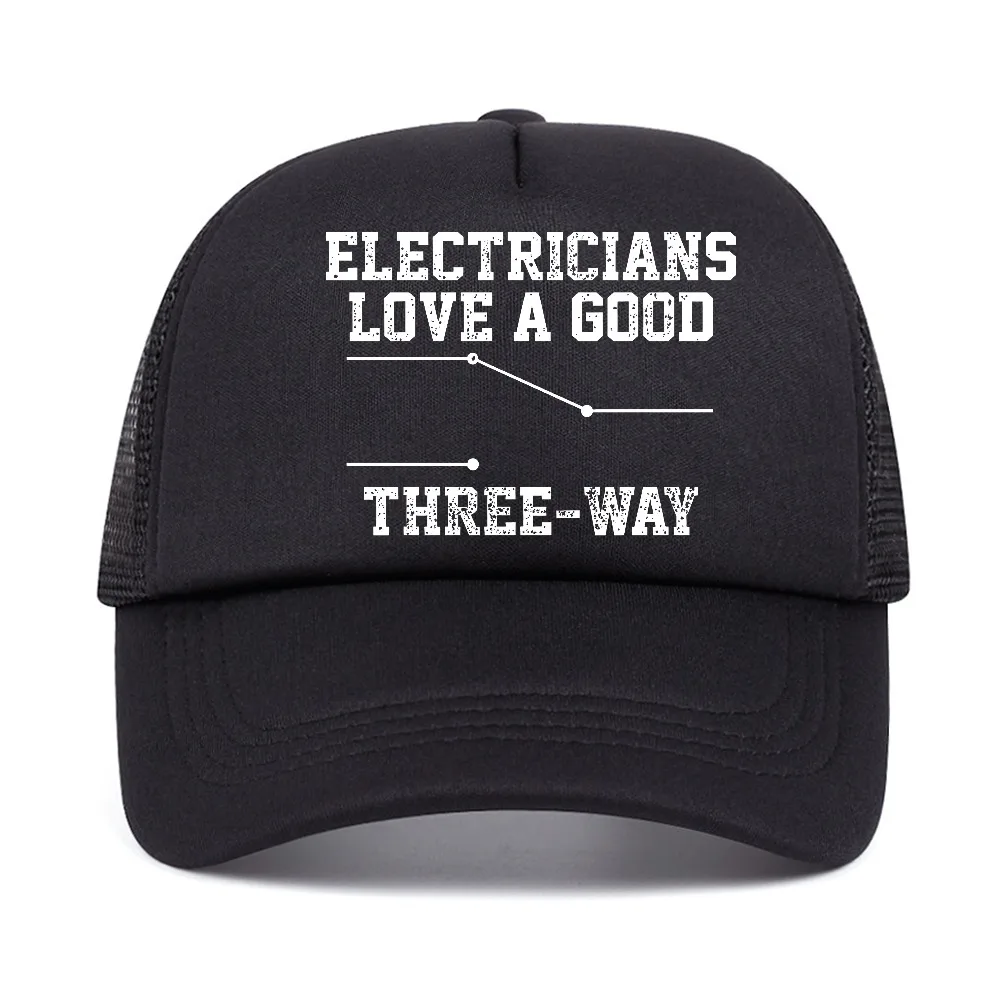You Can't Resist It  Women's Electrical Engineer baseball cap summer outdoor casual mesh sun hat fashion Breathable Snapback Hat