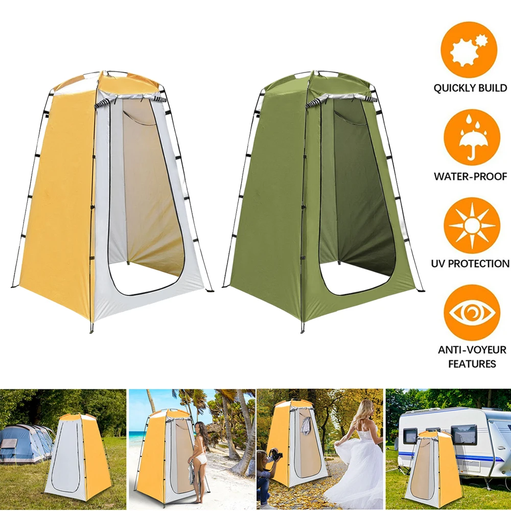 

Outdoor Changing Shower Tent Folding Dressing Room Bath Tent Waterproof Beach Toilet Shower Bathroom for Camping Travel Hiking
