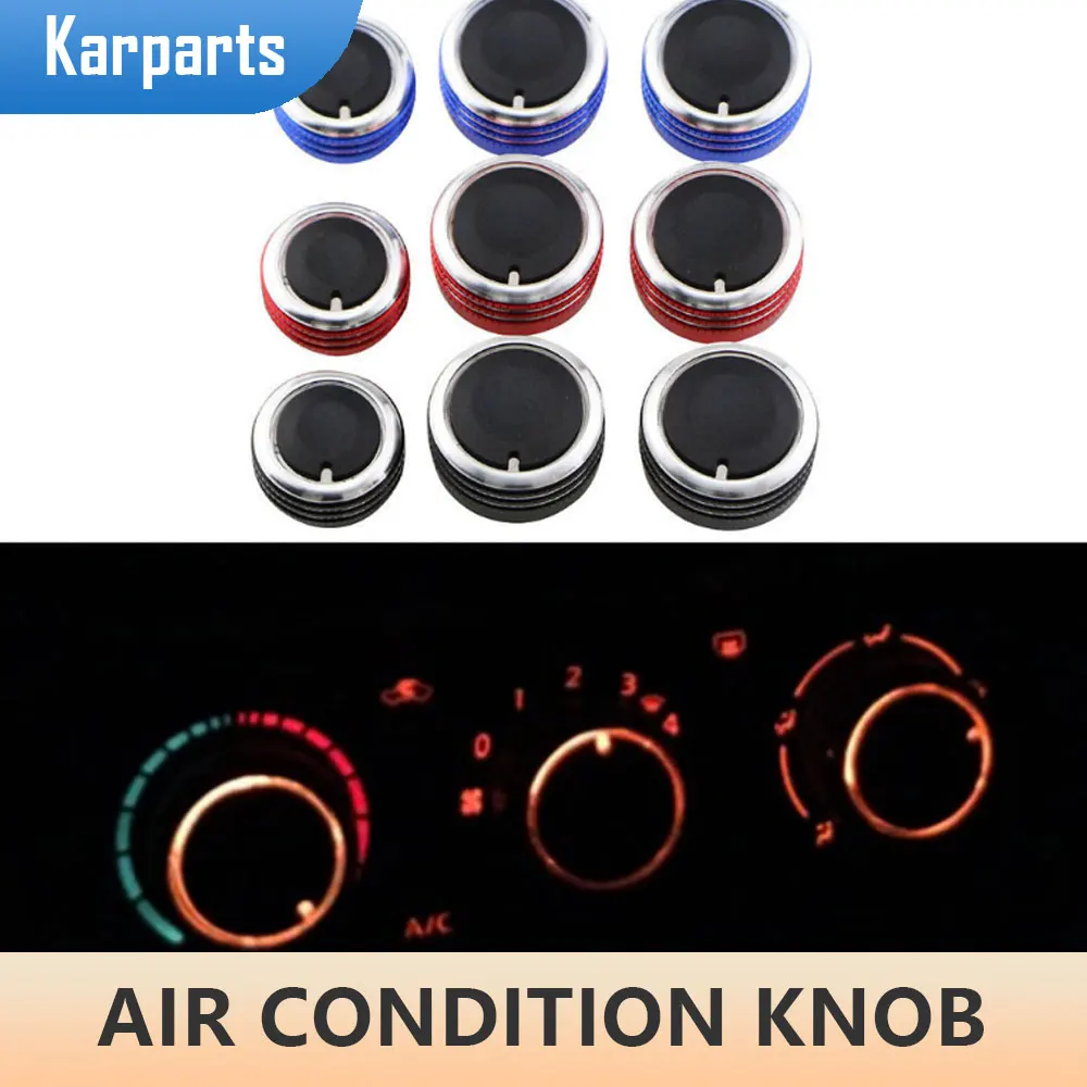 Car Air Condition Knob AC Button for Volkswagen VW Golf 5 MK5 Jetta Tiguan Touran Passta B6 B7 3C for Skoda Octavia A5