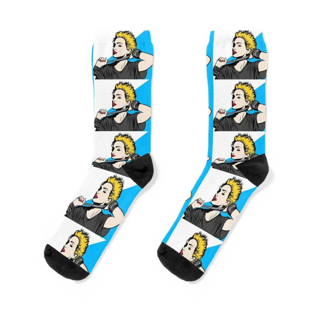 Madonna, Madonna Pop Art, Madonna Art, Madonna Paintings, Drawings, T-shirts Socks Soccer Ladies Socks Men's