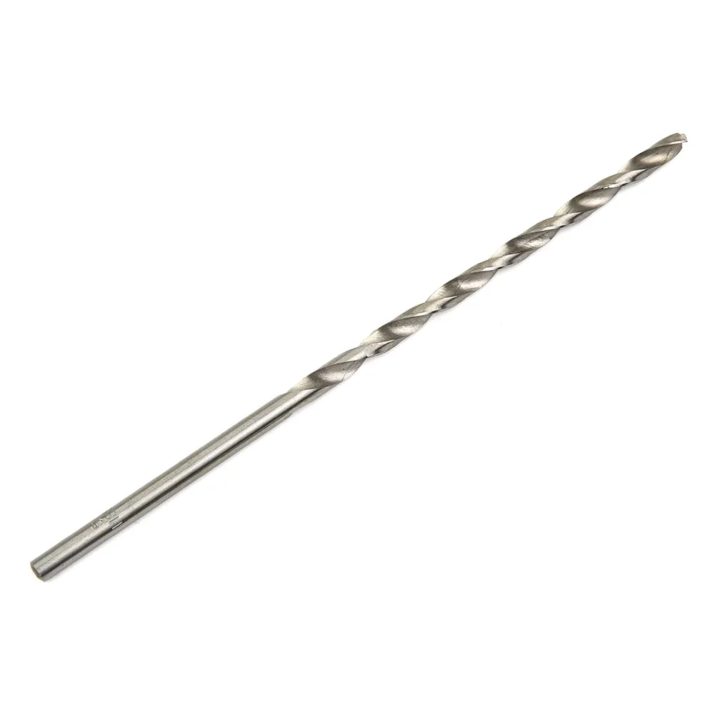 Elegante punta da trapano lucida punta da trapano metrica s accessori per legno plastica acciaio lunghezza 160mm argento gambo dritto