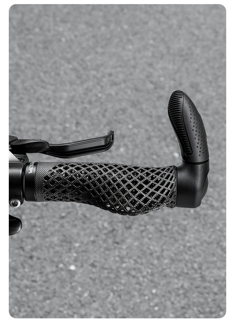 WEST BIKING Ergonomische Fahrrad-Restbar mit verstellbarem Winkel, rutschfester TPE-Griff für Langstreckenfahrten, MTB, Pendlerfahrrad-Lenker – Detail 17