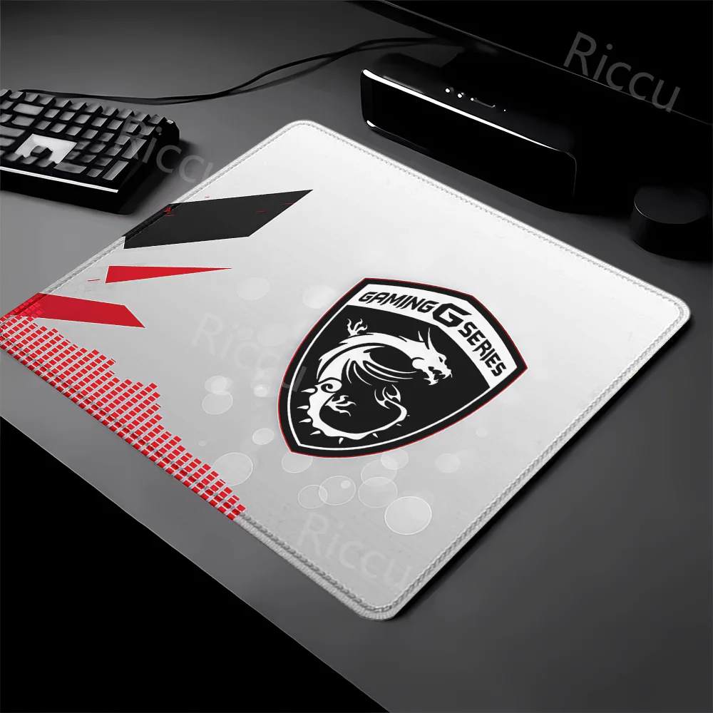 MSI small size Mousepad Laptop Gaming Protector Anti-slip Rubber Office accessories PC Keyboard HD printing overlock Desk Mat