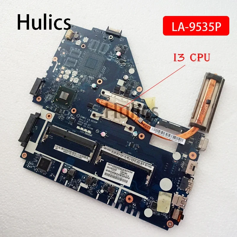 

Hulics использовала материнскую плату Z5WE1 LA-9535P для Acer Aspire E1-530 E1-570 E1-570G, материнская плата для ноутбука I3 CPU