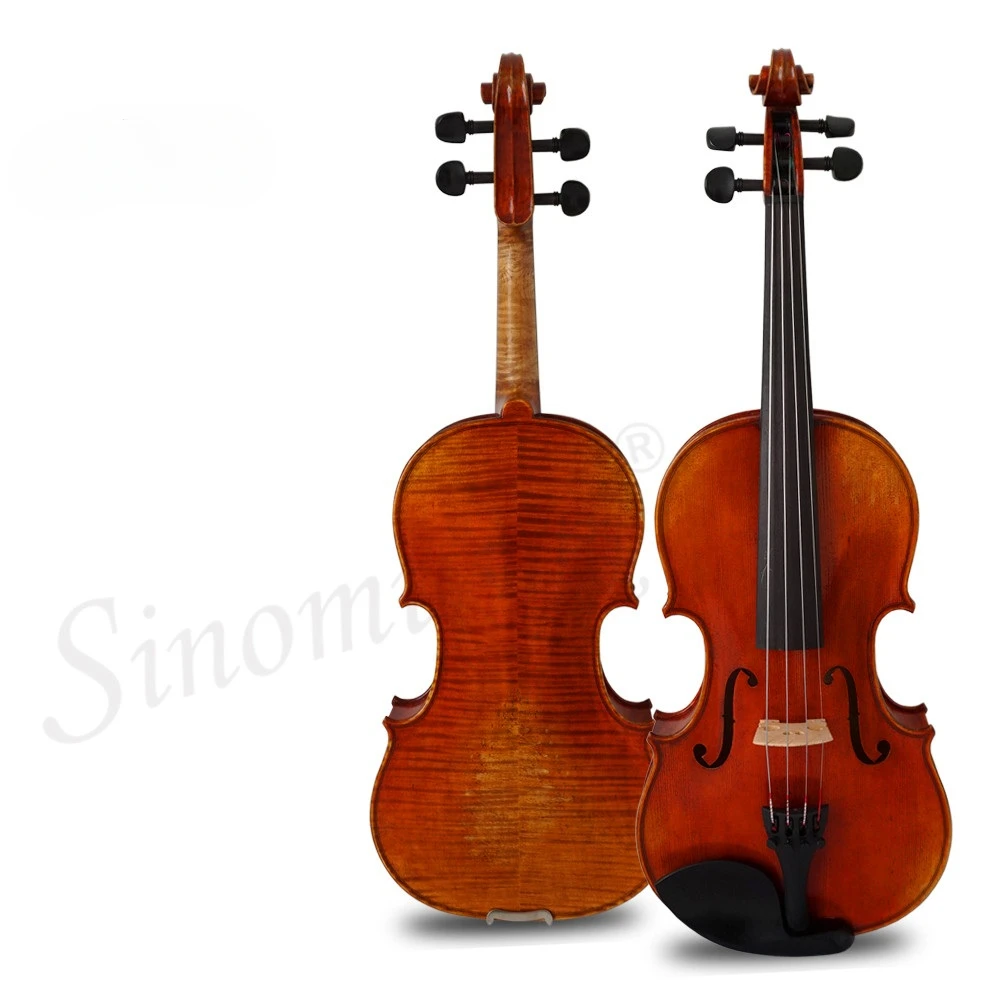 

China Aiersi Sinomusik Professional Handmade Stradivari German Violin Musical Instruments