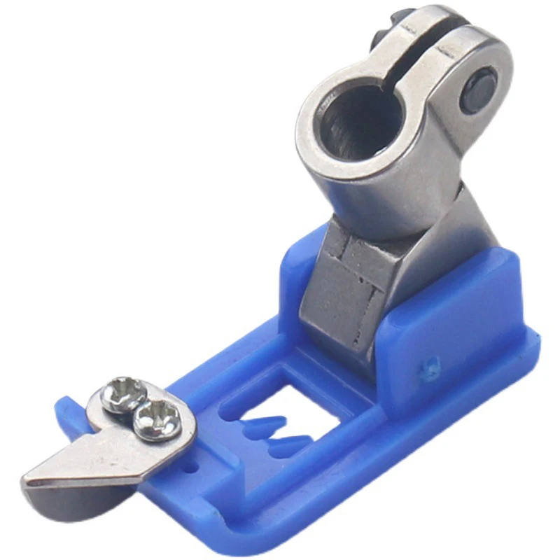 العالمي تغطية غرزة Maching 5.6 مللي متر البلاستيك قطعة قدم الضغط في ماكينة الخياطة ماكينة خياطة الملحقات ثلاثة إبرة خمسة موضوع قطعة قدم الضغط في ماكينة الخياطة