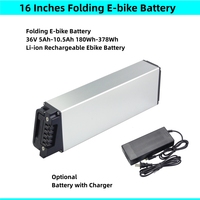 ONEBOT S6 Portable Folding E-bike Battery 36v 6.4Ah 5.2Ah 7Ah Li-ion 250w Foldable Ebike Battery for Onebot S6 E-bike Battery
