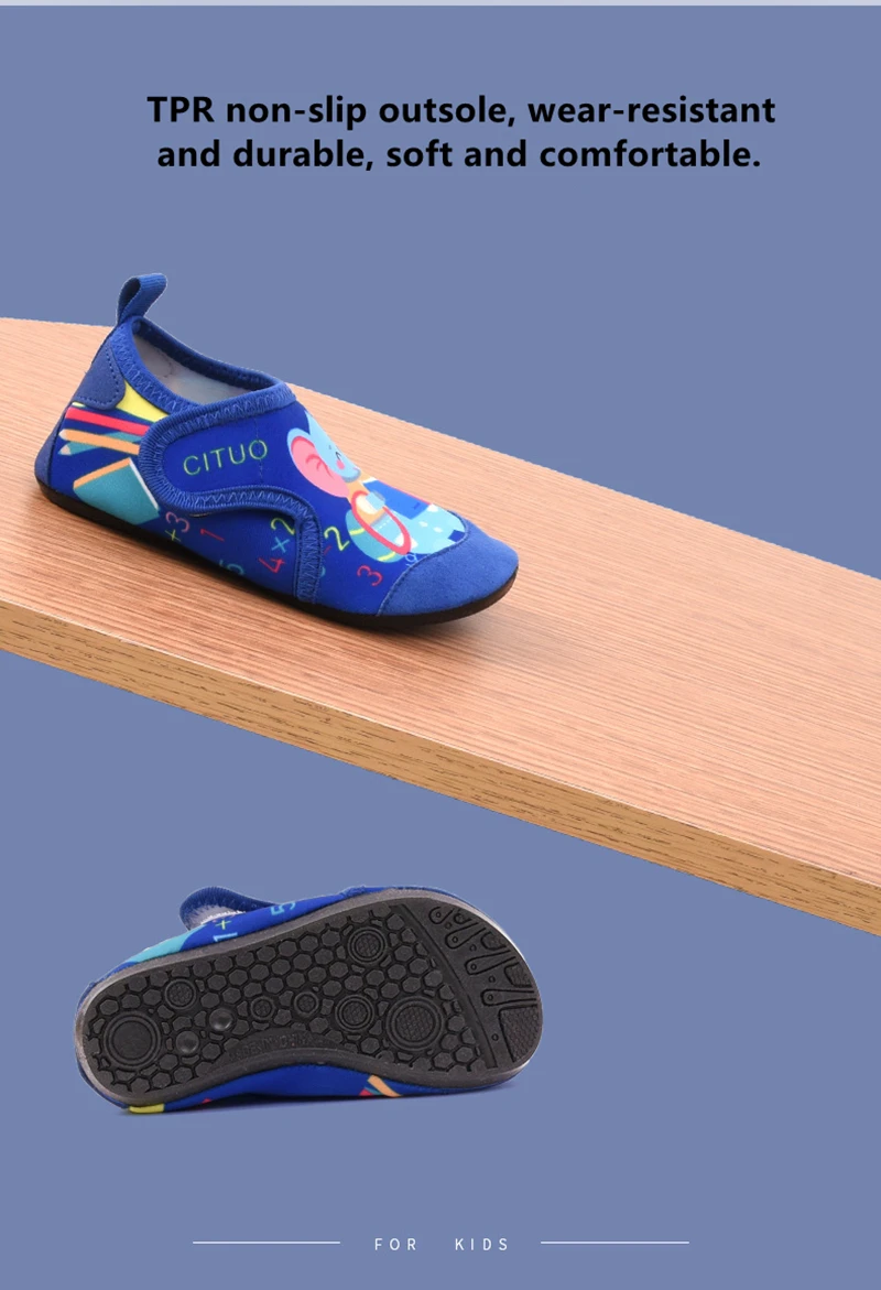 Kinder Wassersport Strand Schwimmsocken Mädchen Dünn Mehrfarbig Bedruckt Rutschfest Fitness Yoga Tanz Schwimmen Surfen Tauchen Unterwasserschuhe – Detail 12