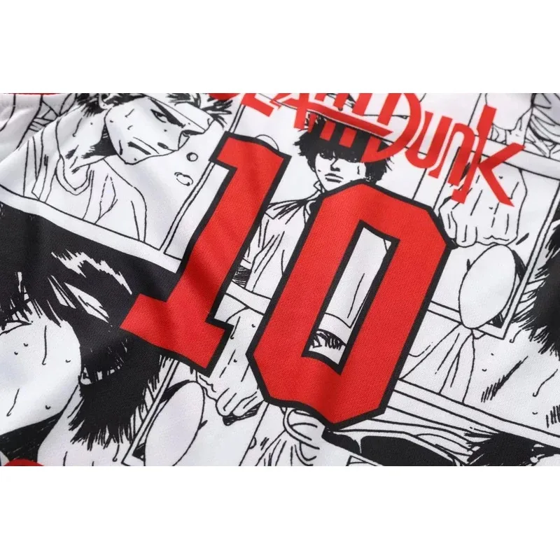 Traje de Cosplay del equipo de baloncesto escolar Shohoku de Anime para niños y niñas, conjuntos de ropa deportiva Sakuragi Hanamichi, trajes de Jersey para niños de 2 a 14 años