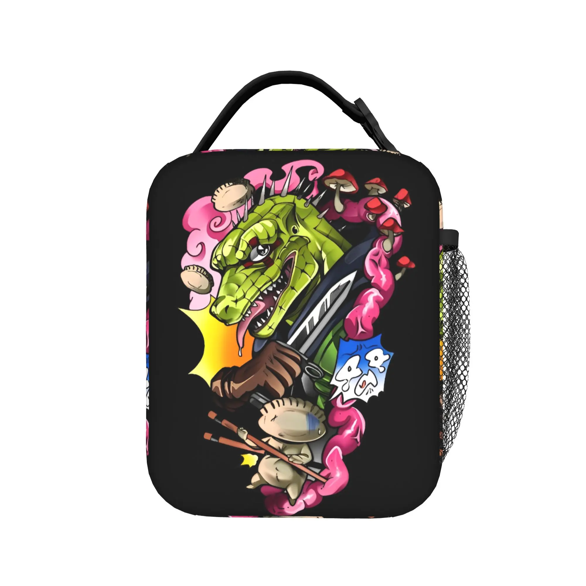 Dorohedoro Insulated Lunch Bags Portable Dark Science Fantasy Manga  Reusable Thermal Bag Tote Lunch Box Office  Picnic Food Bag