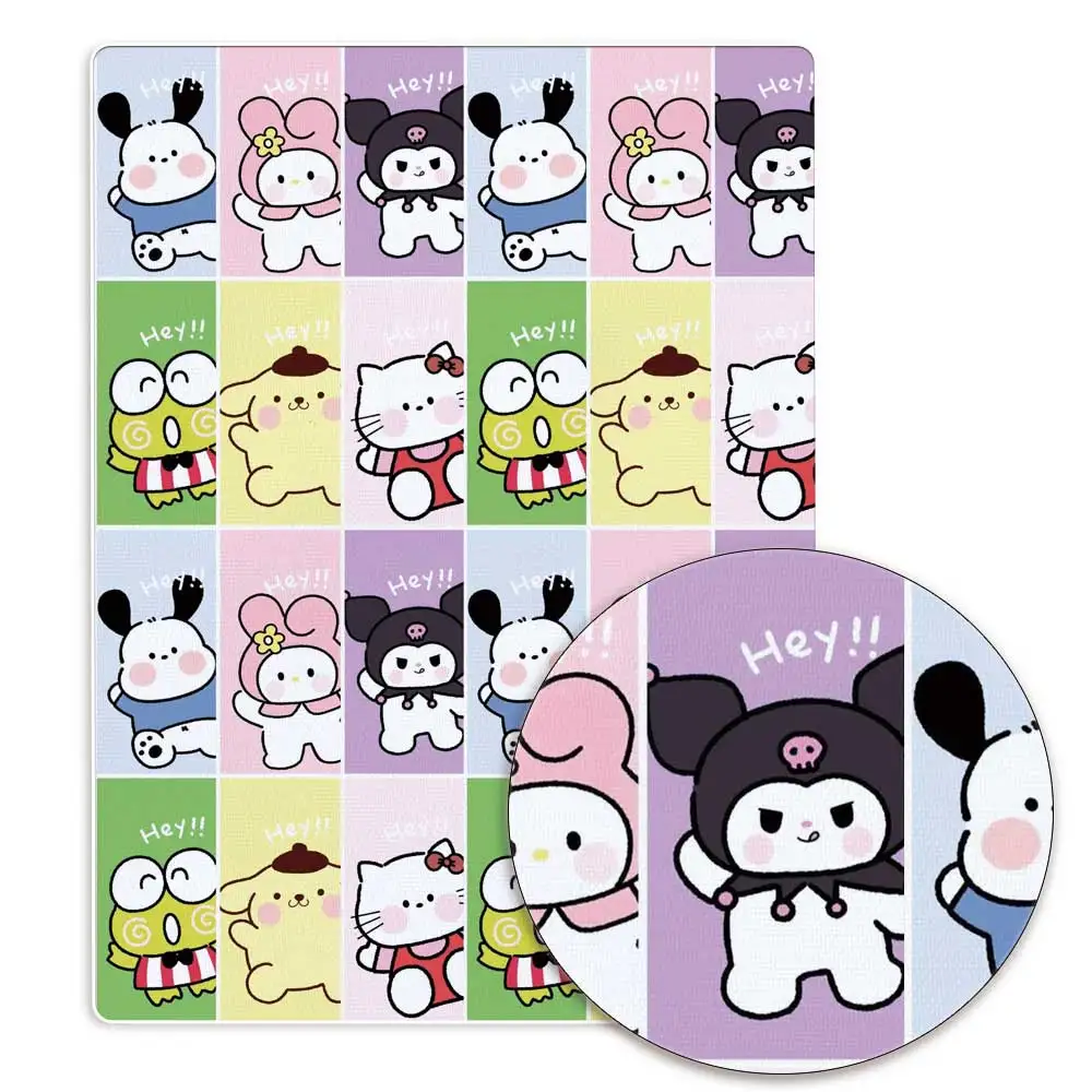 Hello Kitty 140x50CM Cartoon Polyester cotton fabric Patchwork Tissue Kid Home Textile Sewing Doll Dress Curtain cotton Fabric