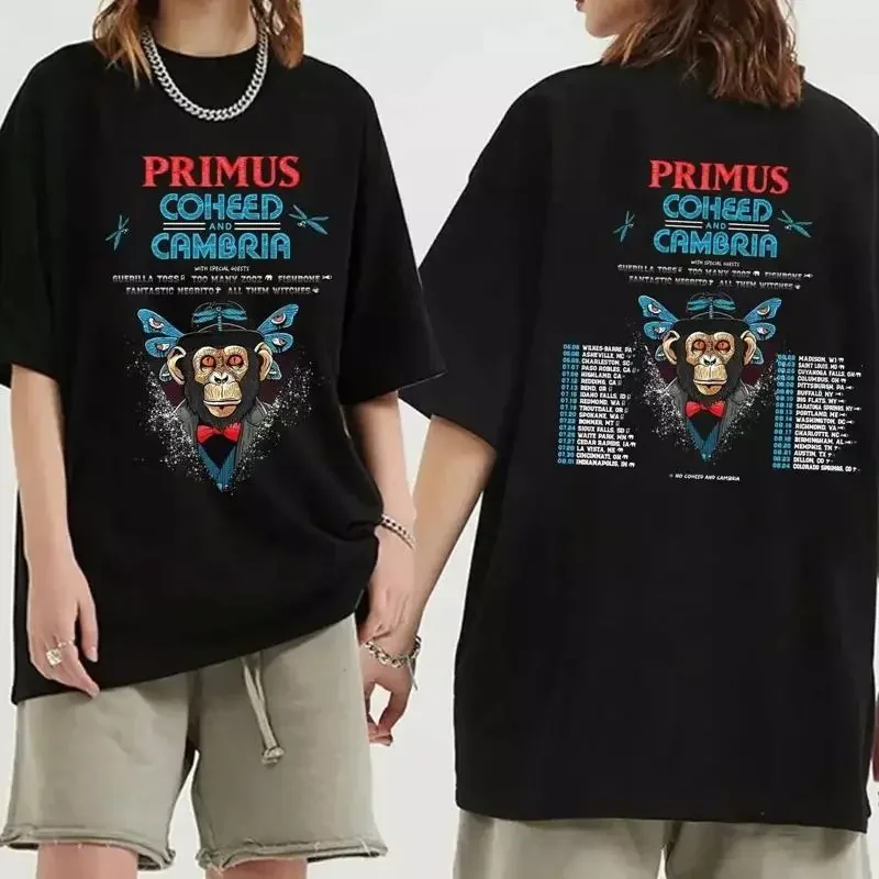 Primus And Coheed Cambria Summer 2024 Us Tour T Shirt