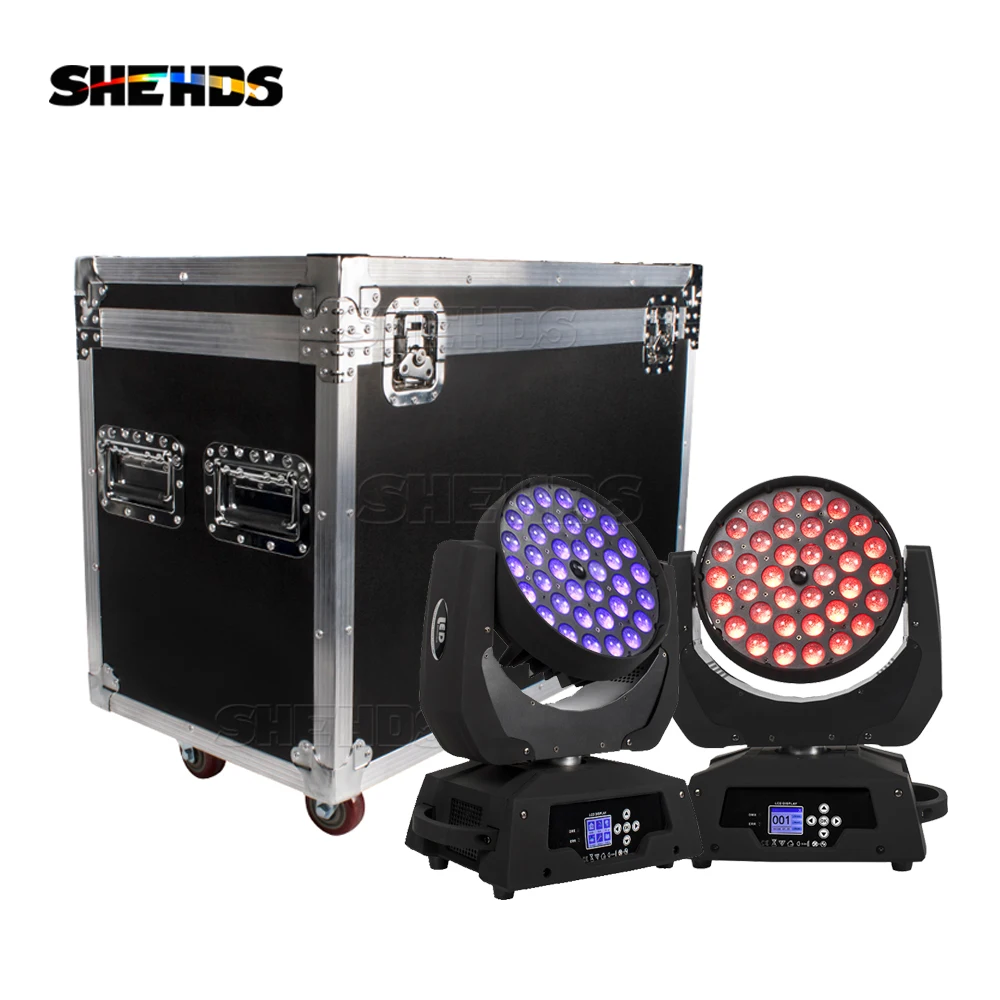 lira lavagem zoom rgbwa mais uv nova versao do botao de atualizacao iluminacao para o palco shehds36 x 18w 01