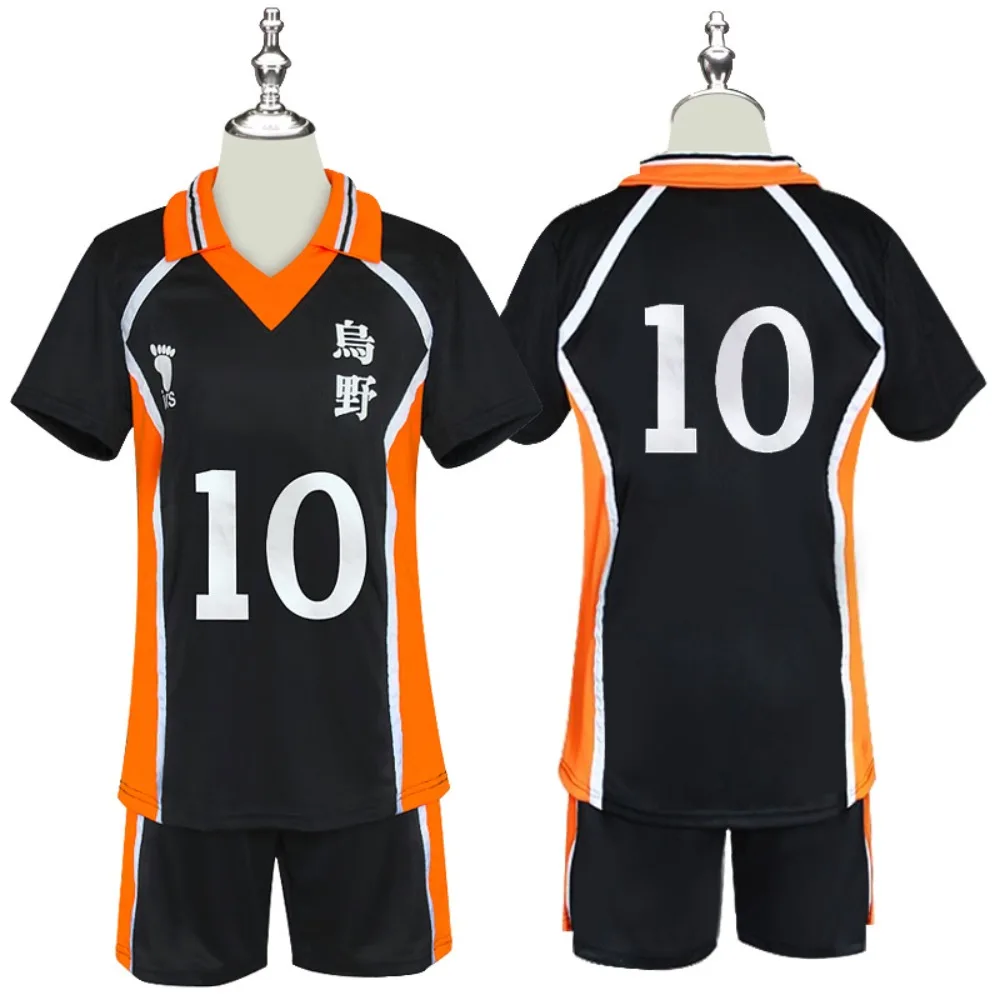 Haikyuu!! Karasuno High School Volleyball Team Jersey Cosplay Costume Sports Uniform in Stock Anime Role-Play Outfit Comic-Con - view 2