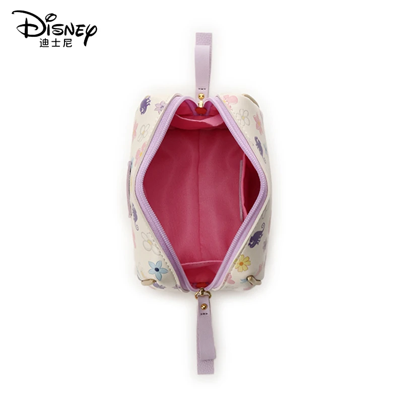 Disney-Bolso de cosméticos para mujer, bolsa de mano impermeable, multifuncional, de gran capacidad, con pintalabios, Original, novedad