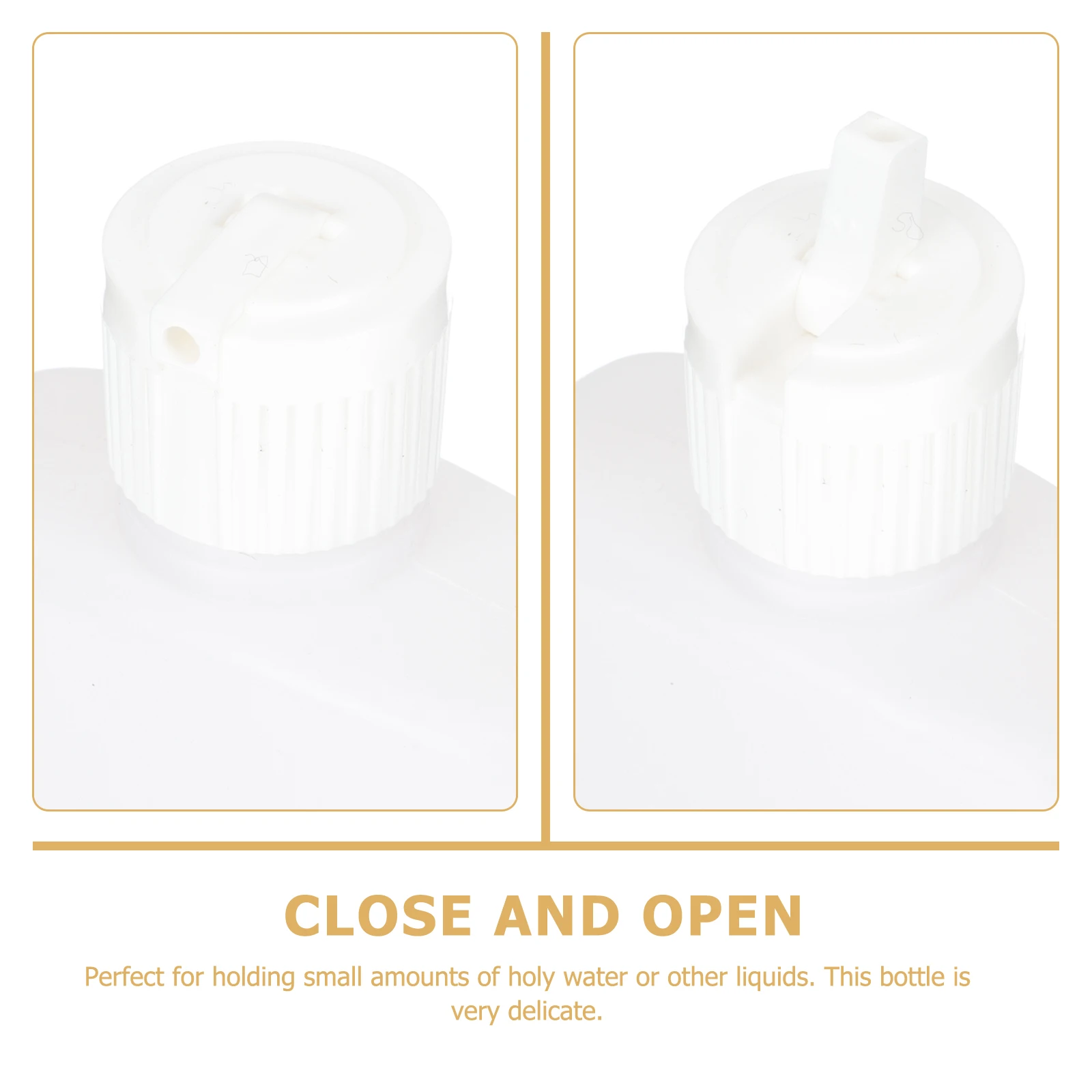 

Holy Water Bottle 100ml Refillable Christian Cross Pattern Travel Portable Blessing Container Holy Water Bottle