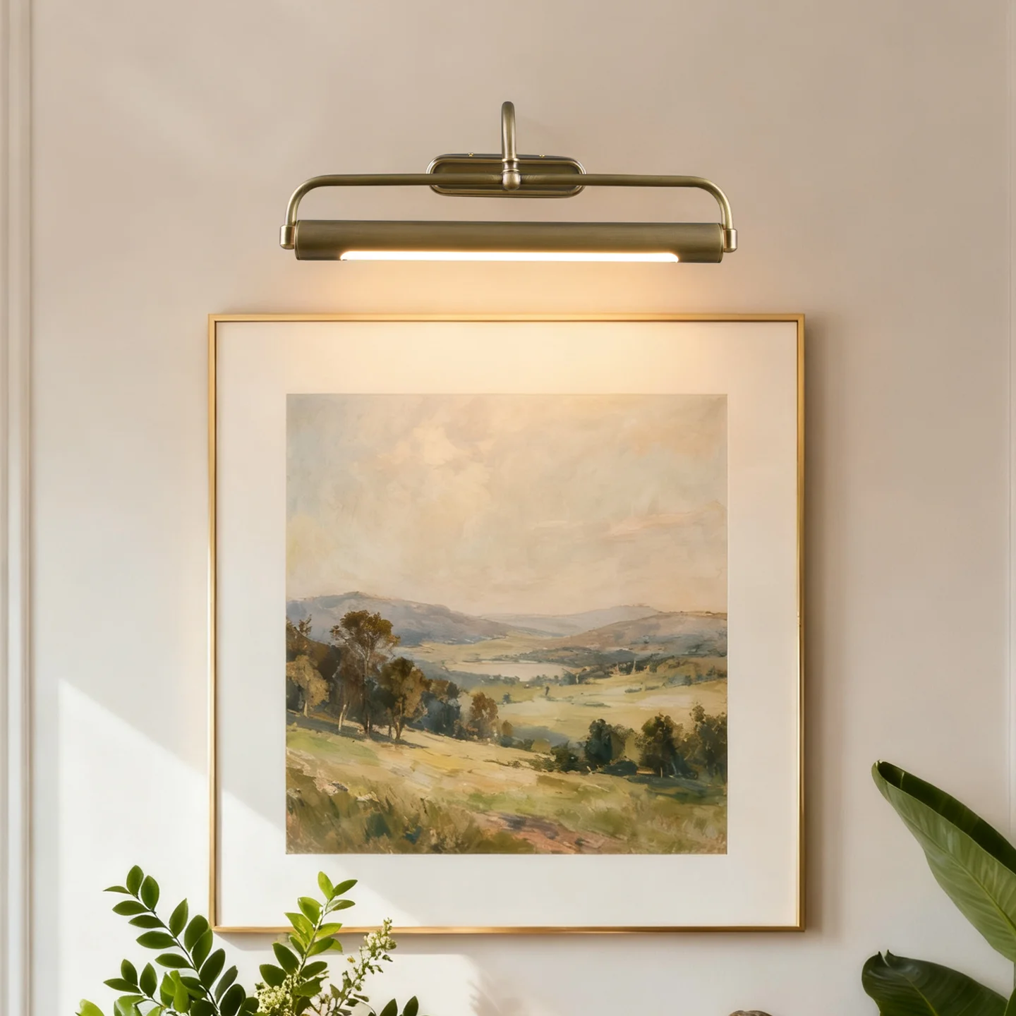 American Style Retro Picture Light，Brass Led Wall Lamp，Bathroom Mirror Light，Retro Wall Mounted Lighting,Painting Light