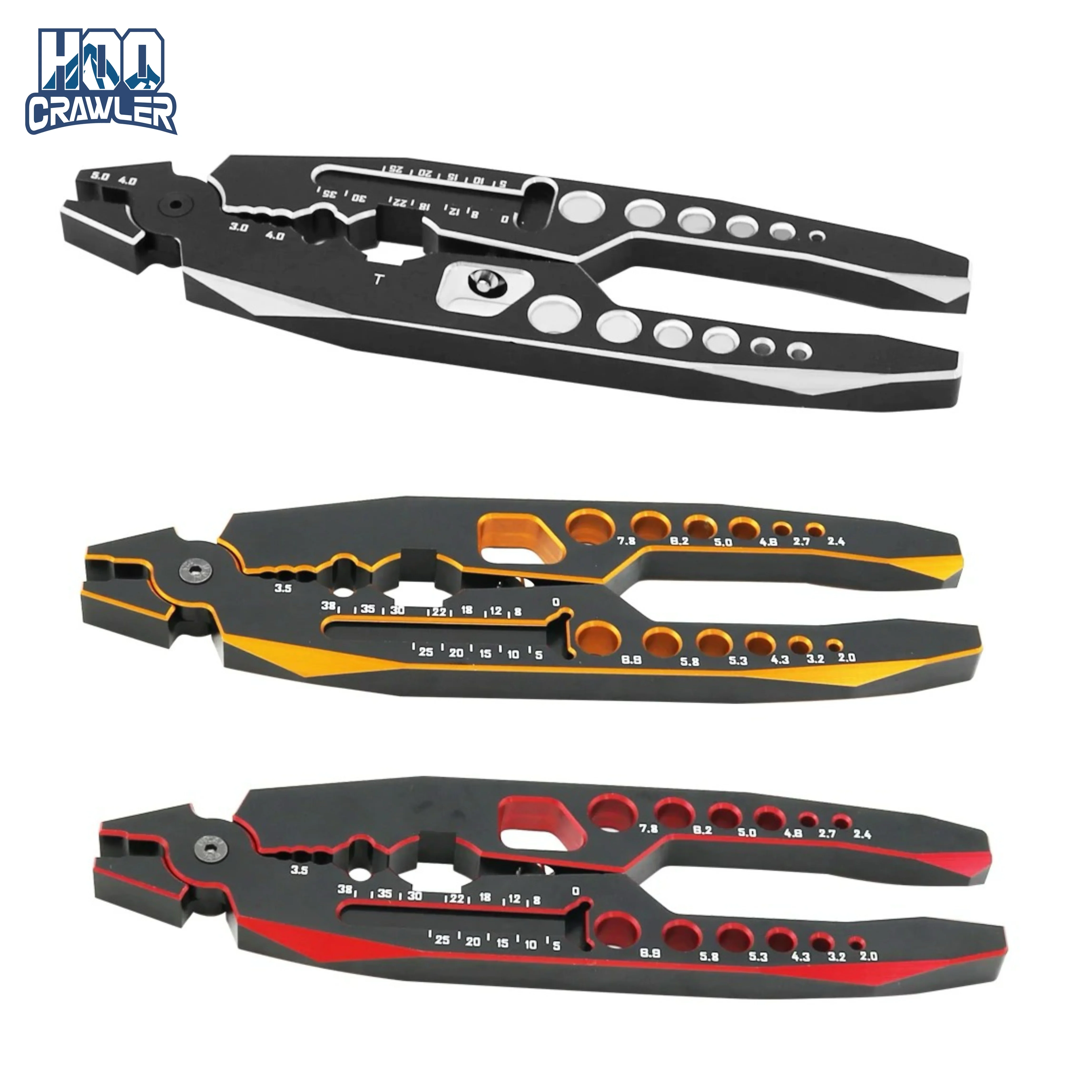 All‑Metal Multifunctional RC Ball Head Shock Pliers Suspension Link Disassembly Assembly Repair Tool for 1/8 1/10 RC Crawler Car