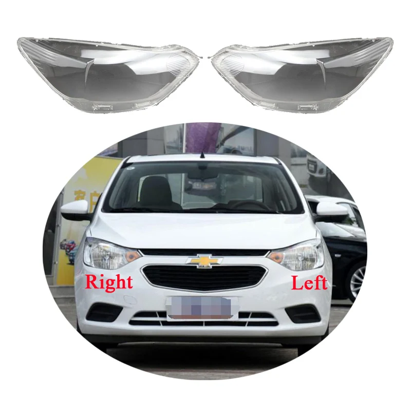 

For Chevrolet Sail 2015 2016 2017 2018 Car Accessories Headlight Shade Transparent Lampshade Headlamp Shell Plexiglass